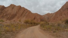 san pedro : quebrada del diablo : canyon en VTT